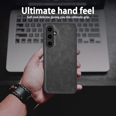 Für Samsung Galaxy A17 5G/A17 4G/A26 5G Hülle Retro Lederbeschichtet PC+TPU Handyhülle