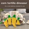 3D Printed Movable Tortilla Dinosaur Creative And Cute Food Ornaments For Desktop Decoration