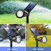 Solar Lights, Outdoor Lawn Lights, 7 Grounding Plugs, LED Garden Solar Spotlights, Decorative Lights, Lawn Landscapes, White/warm/color Lights