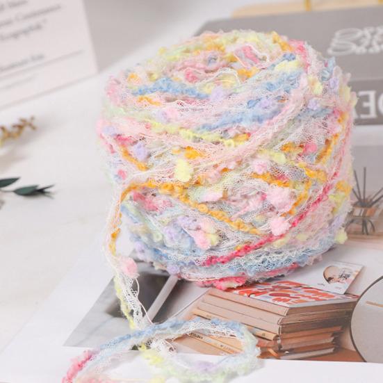 1/2Pcs 100G Hand Blended Yarn Ball DIY Handmade Knitting Crafts Bags Gloves Tassels