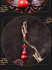 Exquisite Auspicious Clouds Gourd Keychain with Tassel - Cinnabar Bag Charm for Fortune & Longevity