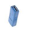 Black Blue Consumer Electronics Coupler Gender Connector USB 3.0 Adapter Type A Female To Female
