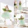4Pcs Angel Girl Figure Hanging Decoration with Tulle Skirts for Wedding Festival Home Decoration Photography Backgrounds