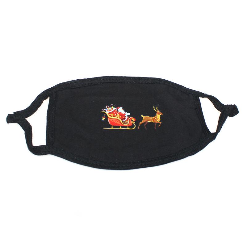 Christmas Cartoon Mouth Mask Cute Santa Claus Dustproof Warm Face Cover