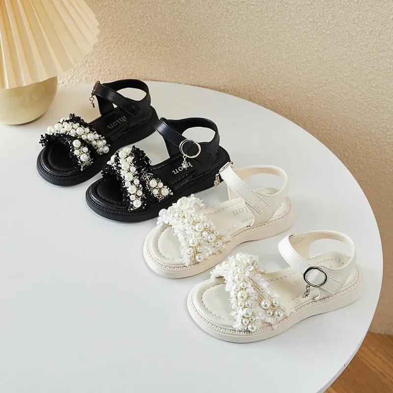 Girls' sandals Summer children's non-slip soft-soled princess beach shoes Fashion sandals for little girls