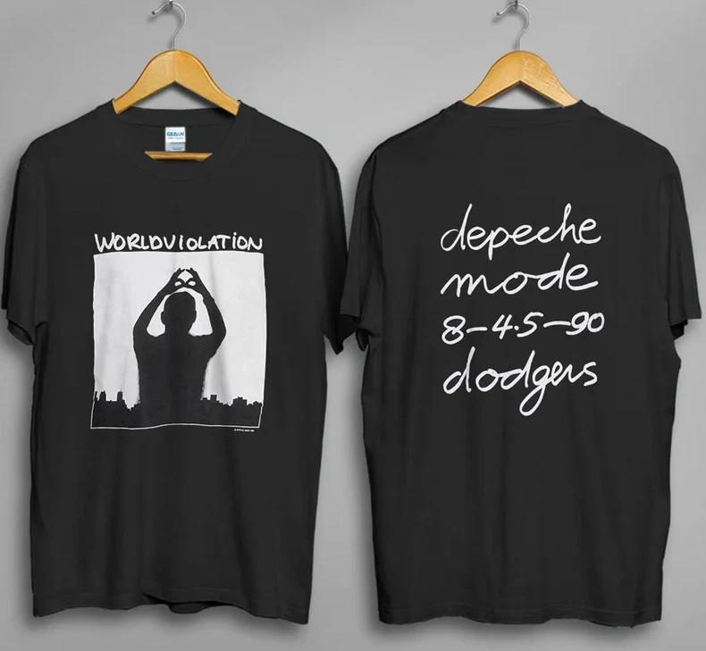 Футболка унисекс с логотипом концертного тура Depeche Mode XXXXL