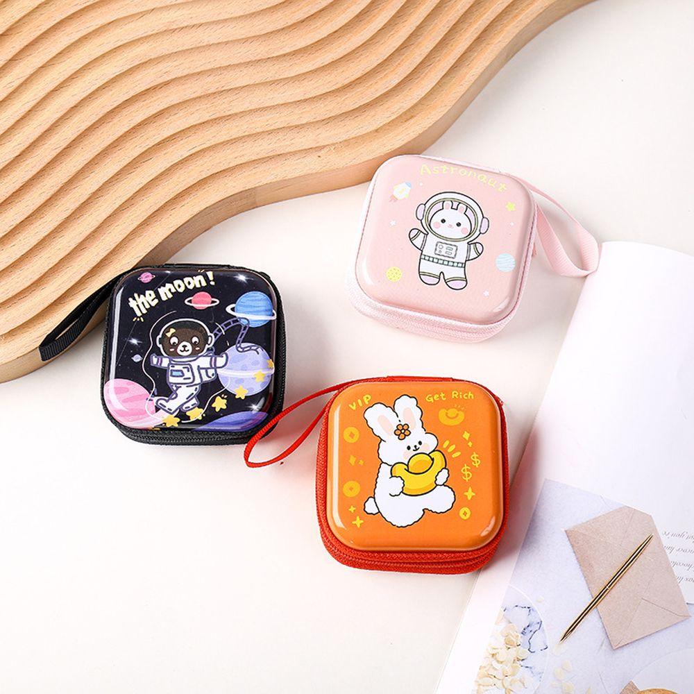 Organizer Headset Bag Students Kids Earbuds Box Earphone Storage Bag Coin Purse Headphone Case