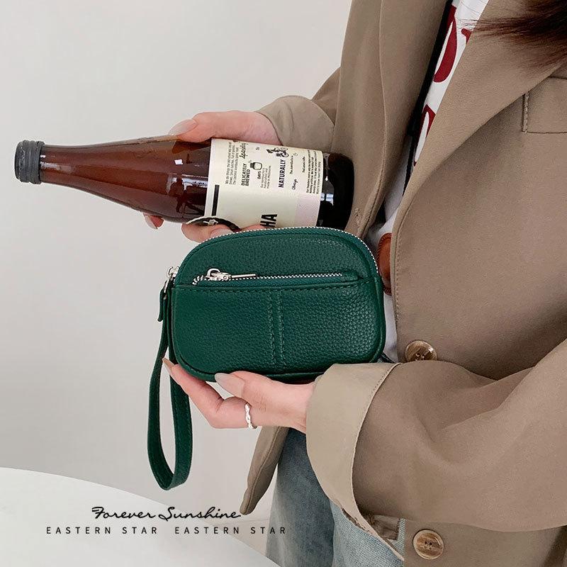 Sac à Changement Féminin Haut de Gamme Mini Petit Portefeuille Sac à Suspendre pour Clés Portefeuille Étudiant Féminin Mignon