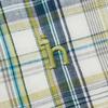 HAZZYS Men's 2025 Summer Plaid Cotton-Linen Short Sleeve Shirt