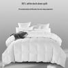 Breathable 80% White Duck Down Winter Duvet