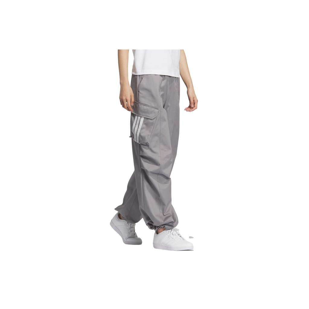 Adidas Woven Parachute Comfortable Loose Versatile Workwear Style Sports Casual Pants Women Pants KF2663