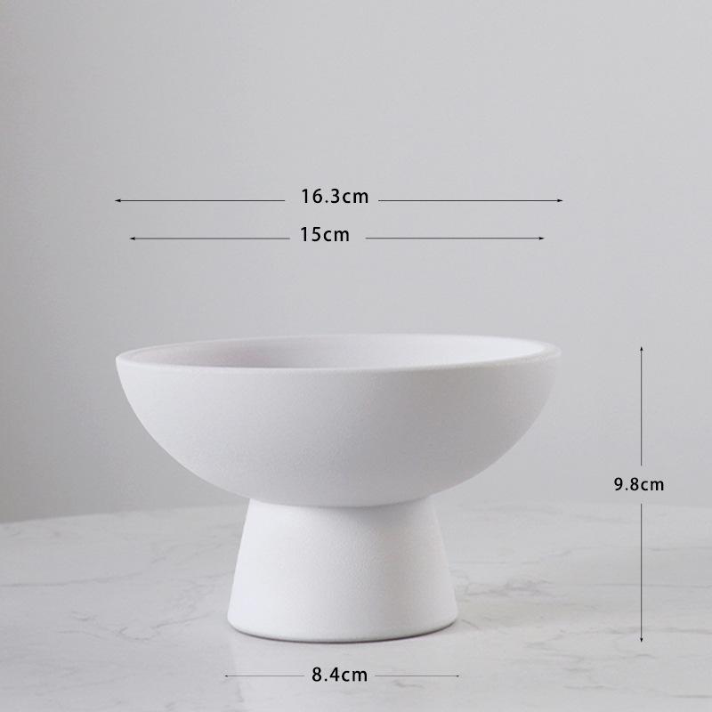 Minimalist Hydroponic Ceramic Flower Pot - Elegant Home & Office Decor
