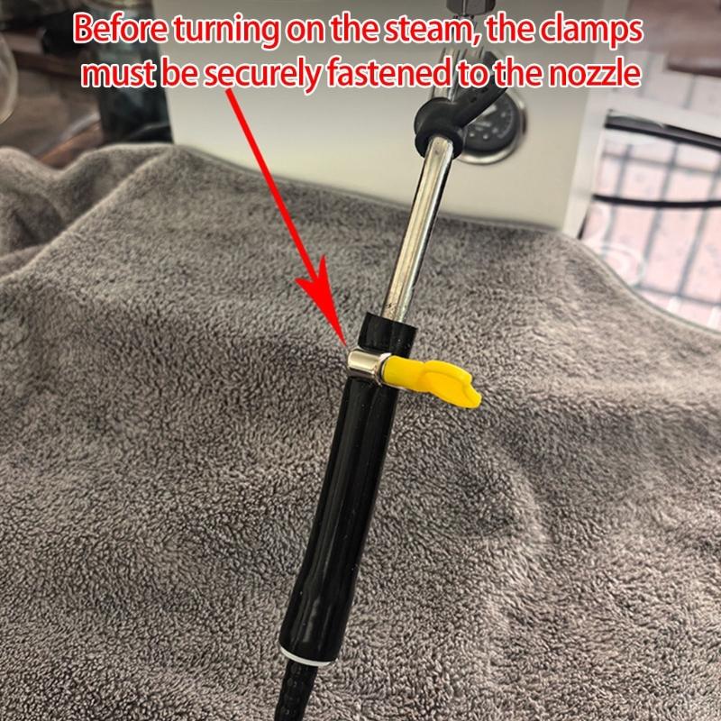 Ergonomic Cleaning Brush For Espresso Machine Heat Resistant Coffee Maker Cleaner Brew Head Stain Removal Tool