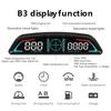 OBD2 Gauge Display,Head Up Display For Cars,Speedometer With Speed,Engine RPM,Clock,Overspeed Alarm,Water Temperature Alarm,Fatigue Driving