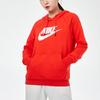 Nike Felpa Essential in Maglia con Logo Stampato Sportiva da Donna Rossa BV4127-675