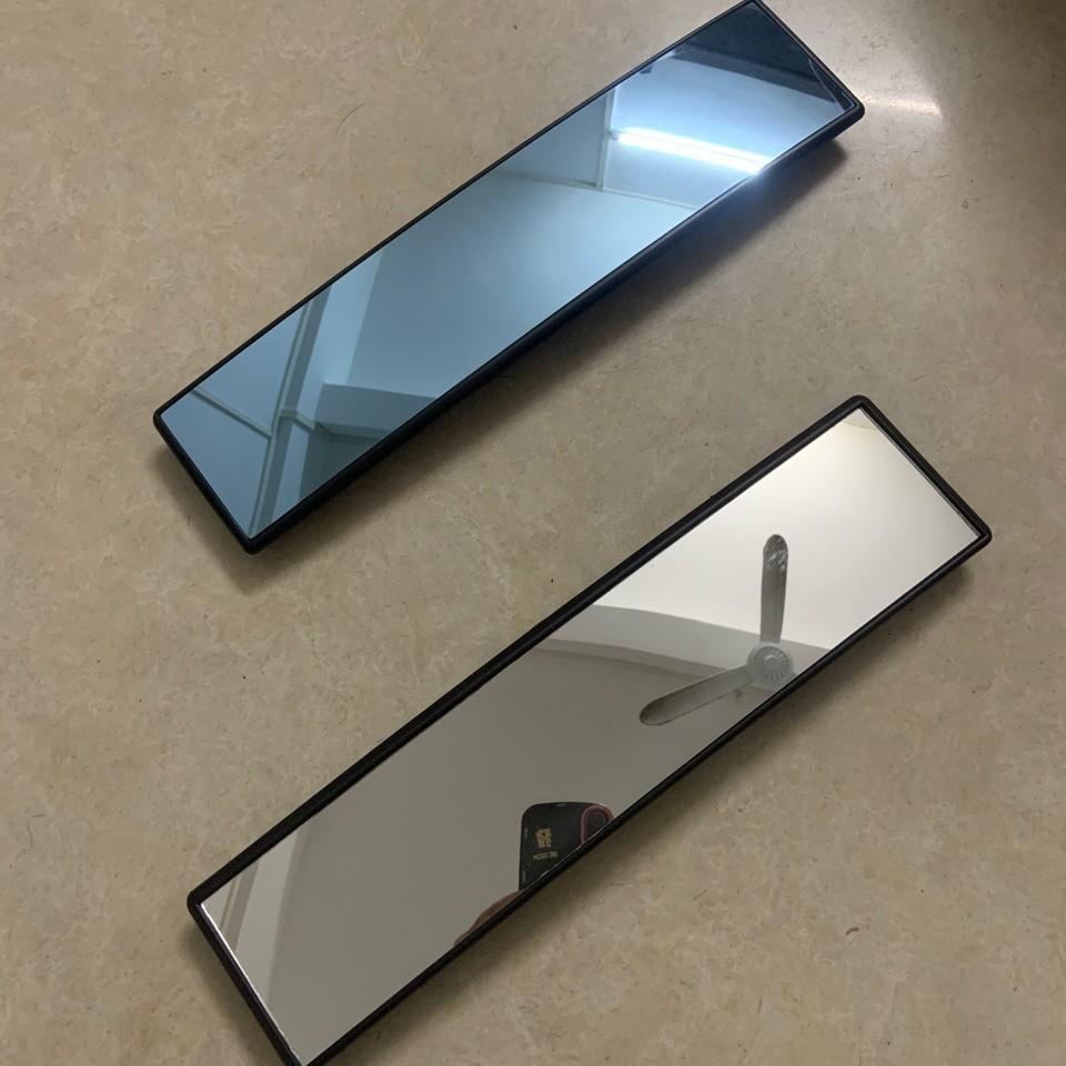 Specchietto retrovisore interno blu antiriflesso grandangolare per auto, camion e autobus