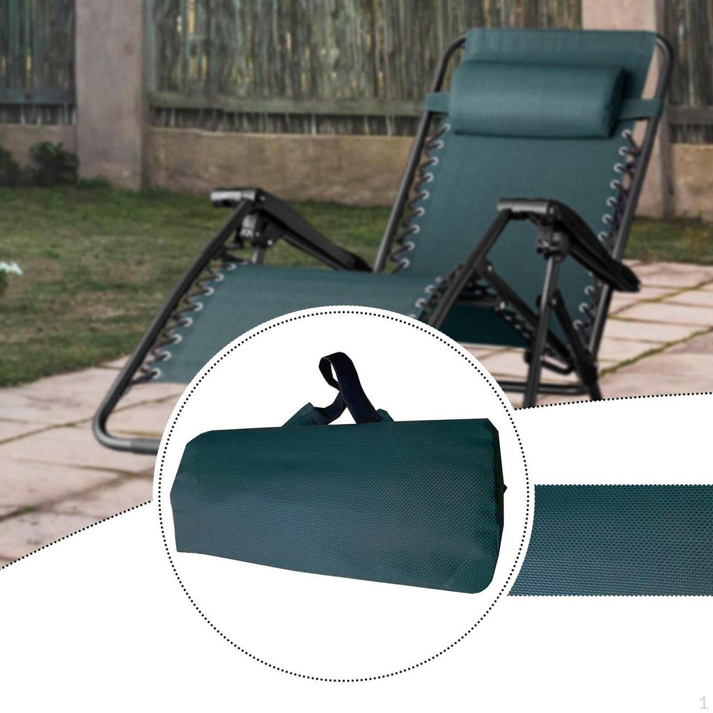 Head Pillow Easy Installation Breathable Attachment Comfortable for Beach Chairs Neck Rest