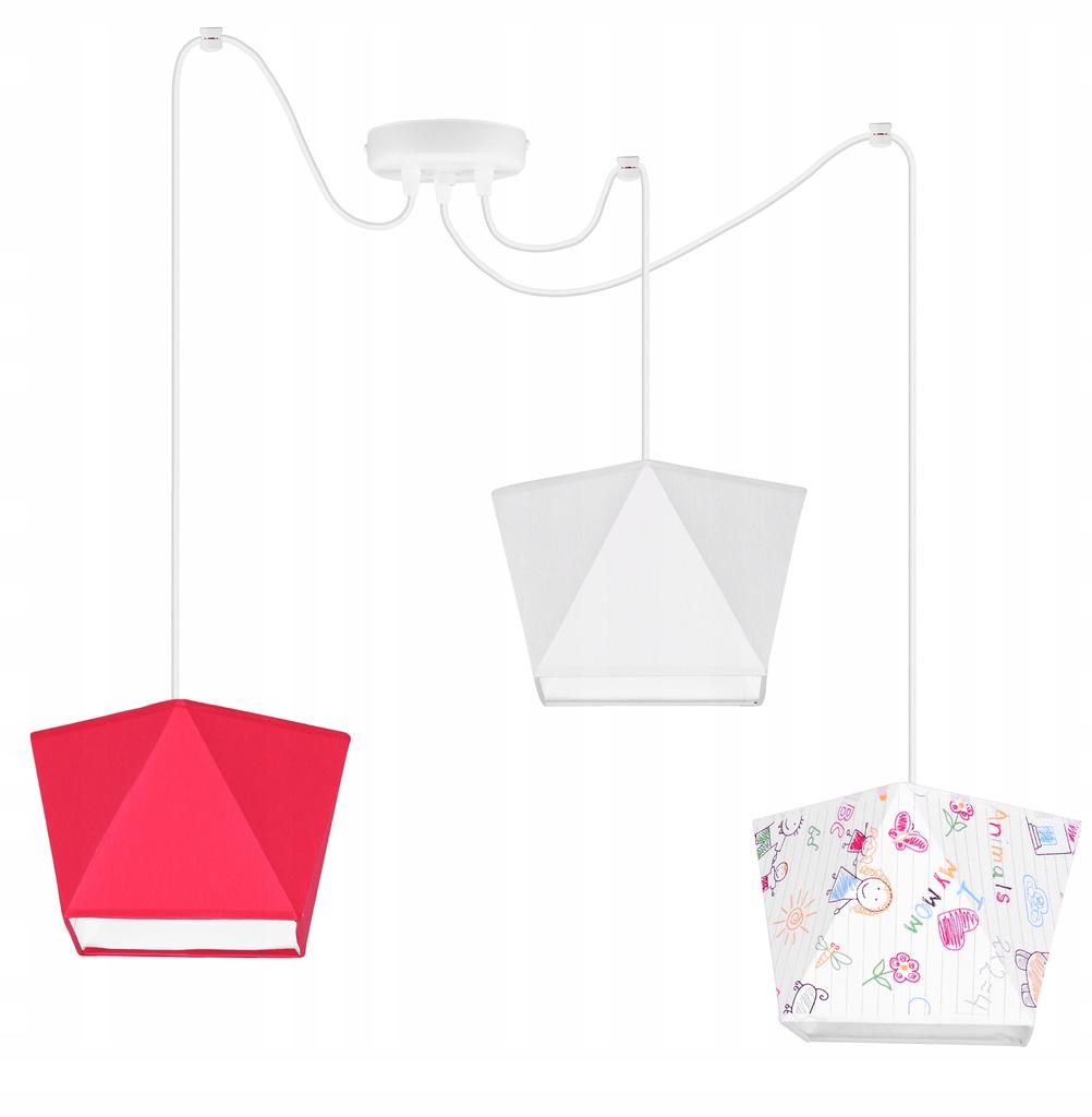 Loft Children'S Ceiling Hanging Lamp, Spider Lampshade