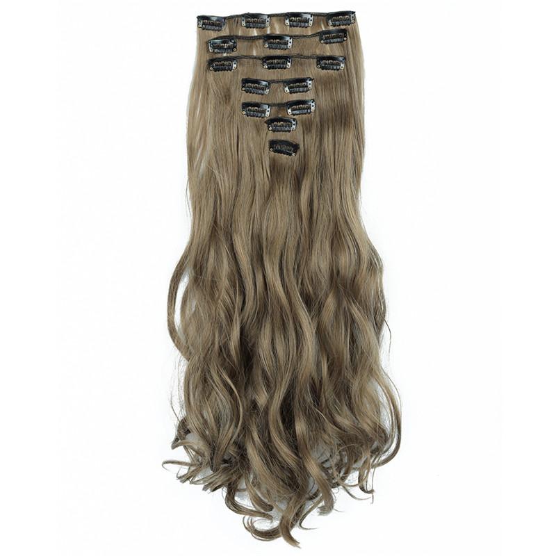 MERISIHAIR 6 Pieces/set of 24 Inch Wig Curly Hair 16 Hairpins, Wig Styling, Hairpin Synthetic Hairpin, Heat-resistant