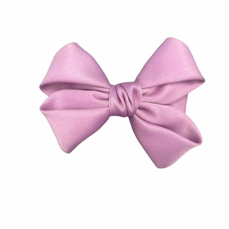European Fabric Bow Hair Clip for Children - School Style Princess Headwear Accessory