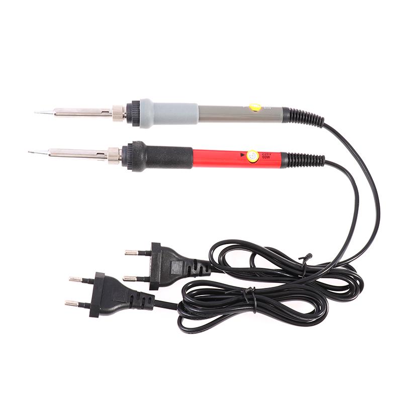 60W Einstellbare Temperatur Elektrische Lötkolben 220V Eu Stecker Reparatur Werkzeuge