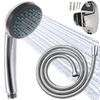 Shower Set: Handset + Hose + Shower Holder, Chrome
