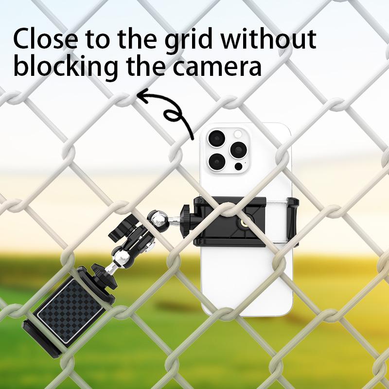 Telefon, GoPro, Insta360 ve Diğer Aksiyon Kameraları için Cep Telefonu Çit Montajı, Beyzbol Softbol Tenis Kaydı için Mevo Start