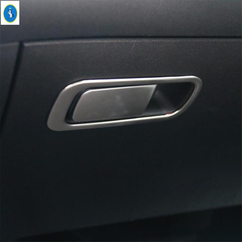 Edelstahl Silber Auto Handschuhfach Paillette / Hinterer Luftauslass / Türschalen Panel Zubehör Abdeckung Zierleiste für MG 5 MG5
