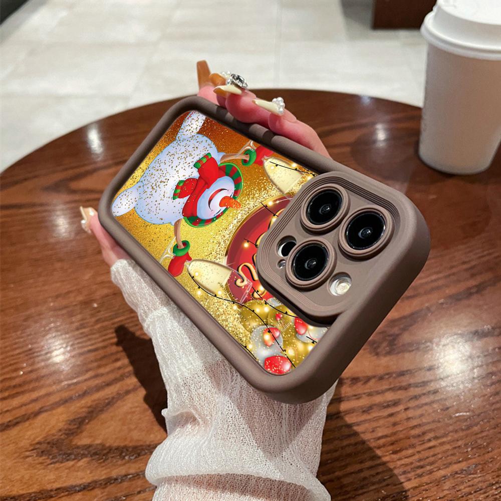 Ae103 Christmas Tree Christmas Phone Cases for Samsung M54 A72 M23 Moto G30 Google Pixel 9 OnePlus 11 Infinix Tecno Angel Eye Ladder Protective Cover