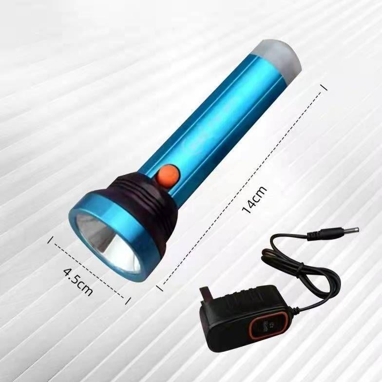 Mini High-Intensity Aluminum LED Flashlight with Long-Range Illumination and Built-in 18650 Lithium Battery