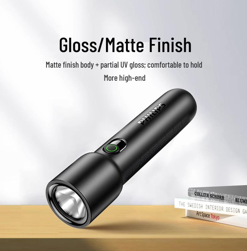 Rechargeable High-Brightness Multifunctional Flashlight with Long Battery Life for Indoor & Outdoor Use