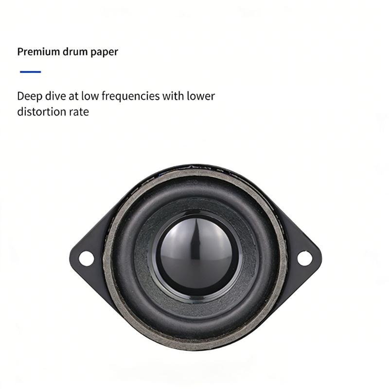 45mm 1.75inch Full Ranged Speaker 4Ohm 5W With Natural Rubber Edged And Double Ears For Multimedia Devices