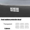 For Geely EX5 Galaxy E5 2024 2025 2026 Car Front Emblem Anti Scratch Decorative sticker Crystal Clear Anti Scratch Coating