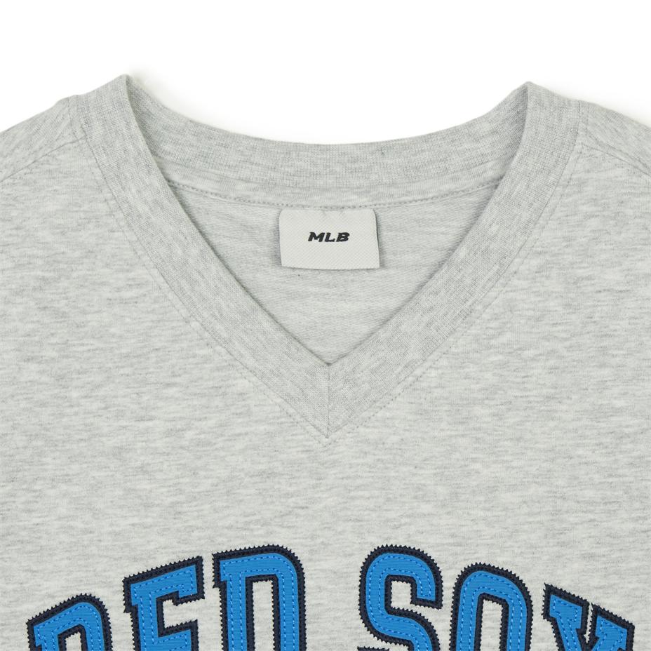 New MLB Casual Sportswear Gray Kids' 7AS1V0741-43MGL