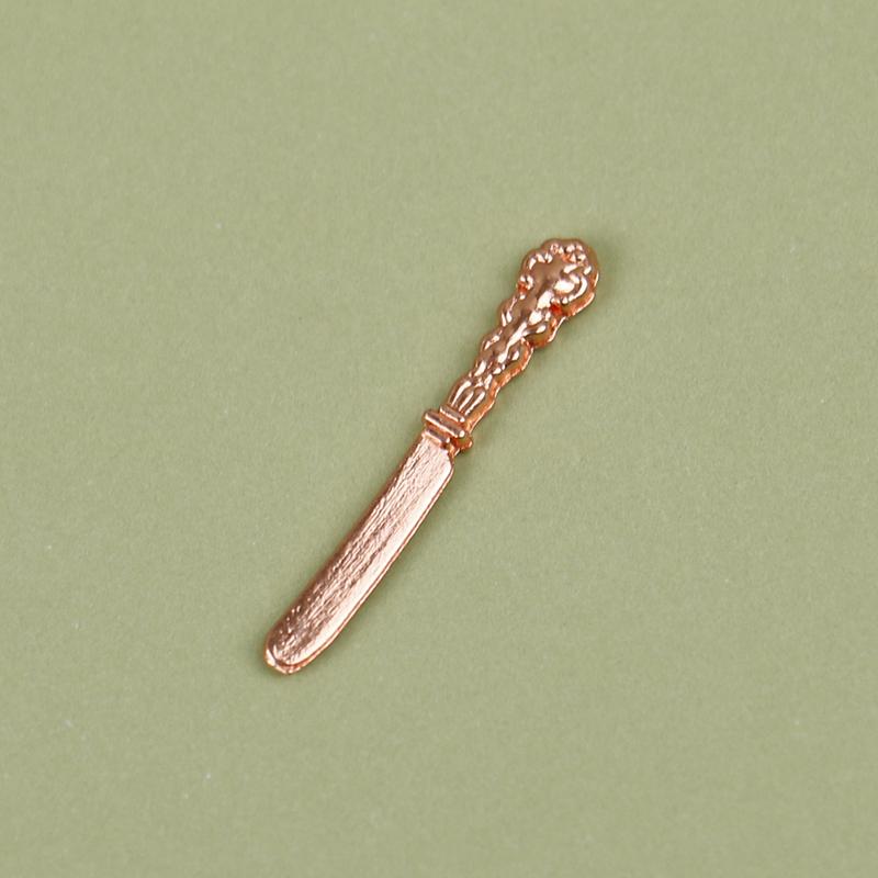 1:12 Dollhouse Miniatures Tableware Knife Fork Spoon Plate Set Accessories Toys