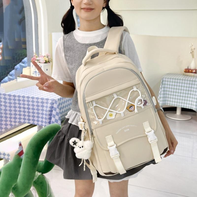 Women's Large Capacity Backpack College Style Student Schoolbag