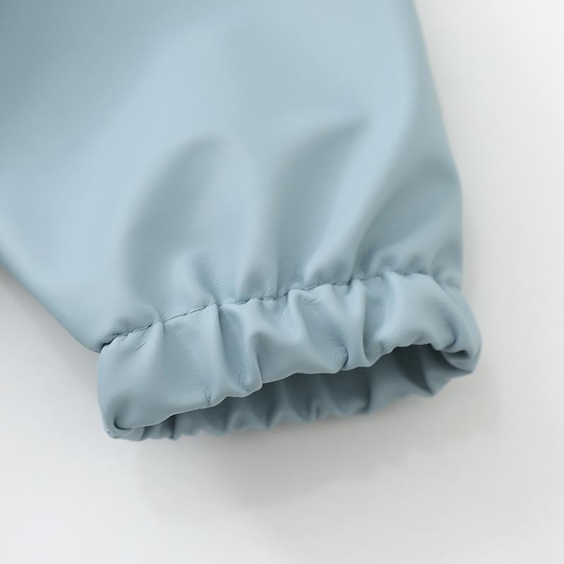 Solid Color Baby Bibs with Long Sleeves Waterproof Children's Feeding Apron Bib for Boys Girls Easy Clean Toddler Art Smocks