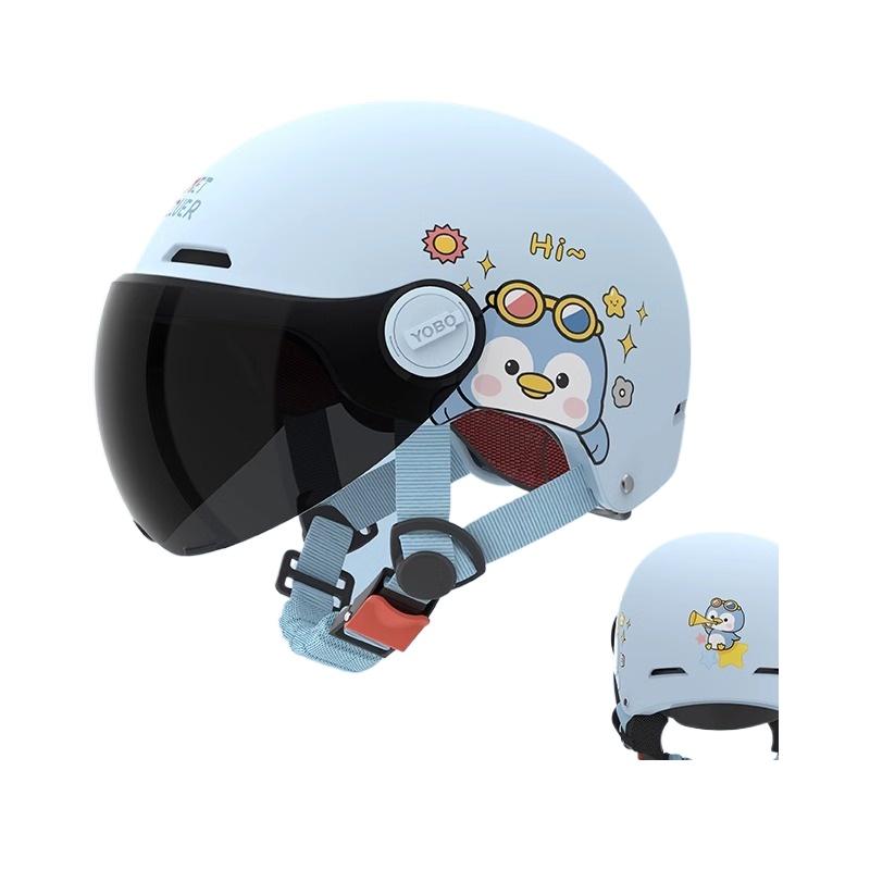 Electric Car Motorcycle Half Helmet Boys and Girls Children Cute Helmet Four Seasons Helmet