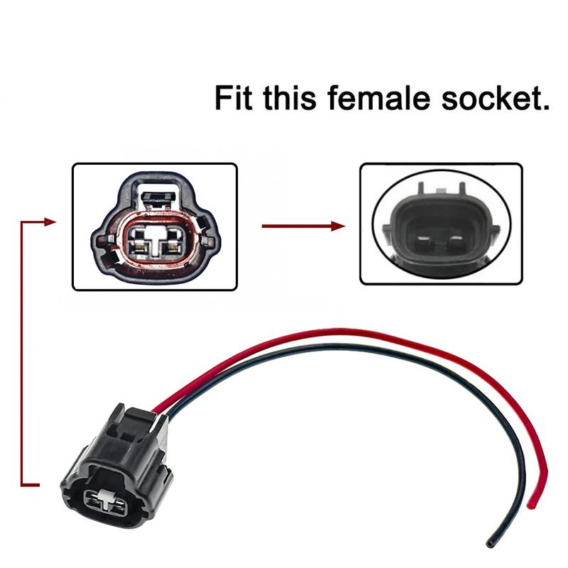 Crankshaft Position Sensor Plug For Toyota 4Runner Land Cruiser Sequoia Lexus GS300 1UZFE, 3UZFE, 2UZFE 90919-05035 90919-A5001