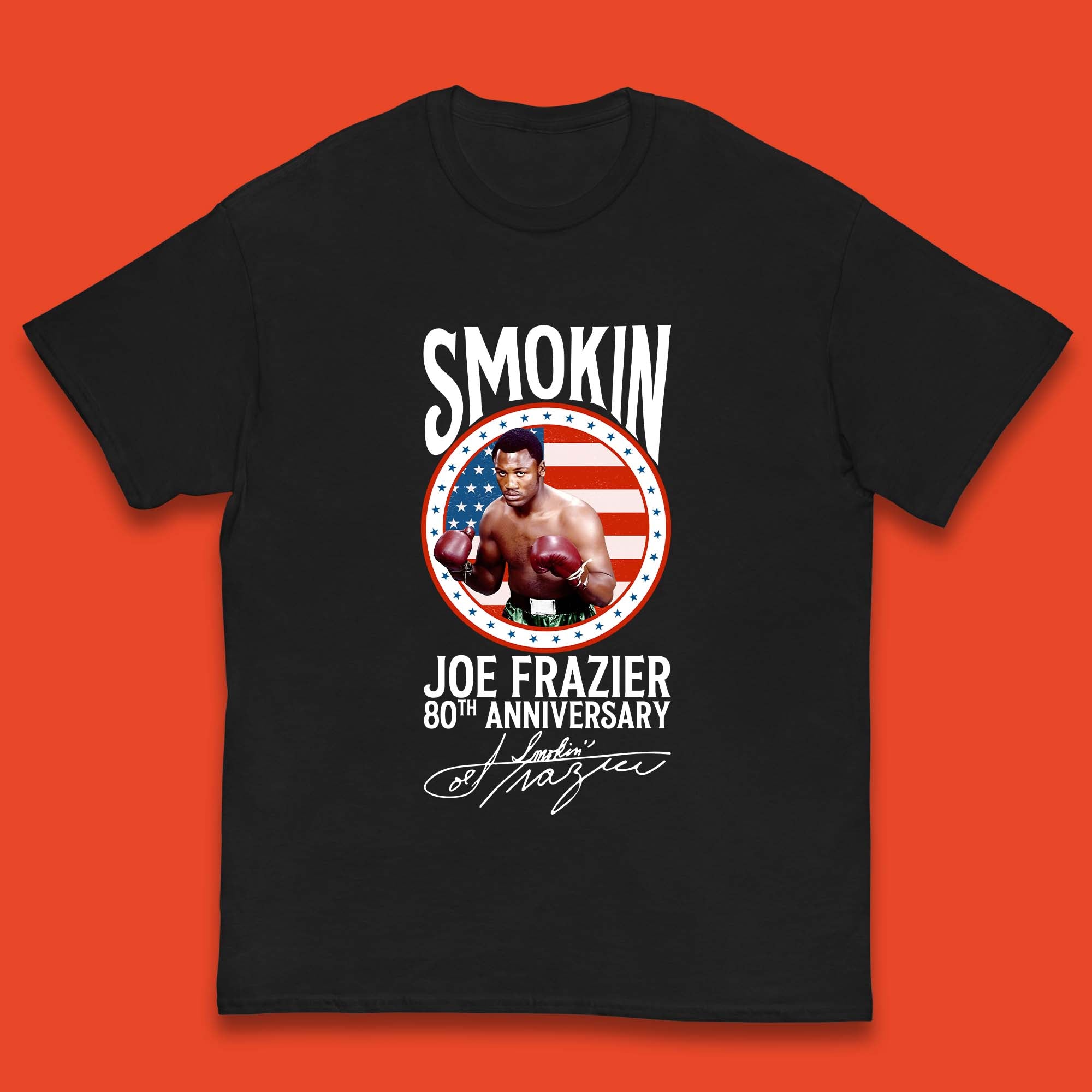 

Smokin Joe Frazier 80th Anniversary Kids T-Shirt 160