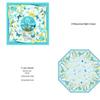 Aurora Midsummer Night's Dream Silk Scarf & Art Umbrella Set