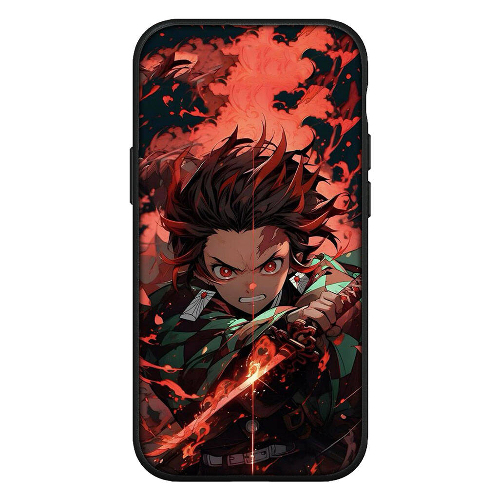 for iPhone 17 16 15 Xiaomi Poco F7 F8 X7 X6 C85 C75 C71 M8 Redmi Note 14 13 12 11 Pro Max 14C 13C A4 Phone Case Tanjirou Demon Slayer Agatsuma Zenitsu