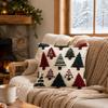 1/2Pcs 45x45cm Christmas Tree Pillowcase Non-Embroidered Holiday Decorative Pillow  Home Decor