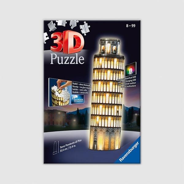 

3D Puzzle Leaning Tower of Pisa LED 221-Piece Puzzle