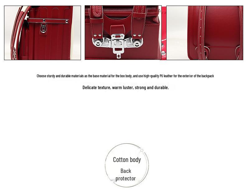 Rucsac de școală japoneză: Ușor, Protejează Spatele pentru Băieți și Fete din Clasele 1-6