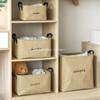 Large Cotton & Linen Storage Basket for Toys, Snacks, Clothes, and Art Supplies