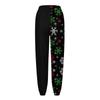 Women's Christmas  Print Casual Pants Drawstring Elastic Waist Drawstring Pants WIth Pockets