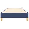Box Spring Bed Frame Blue 80x200 cm Fabric