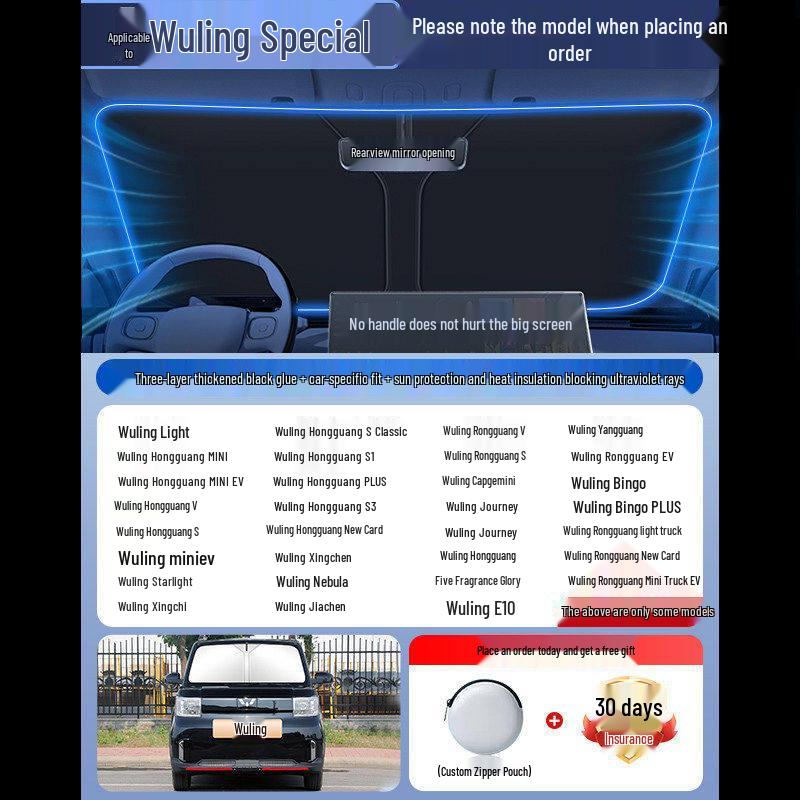 Car Sunshade Windshield Curtains - Heat Insulation & Summer Cooling