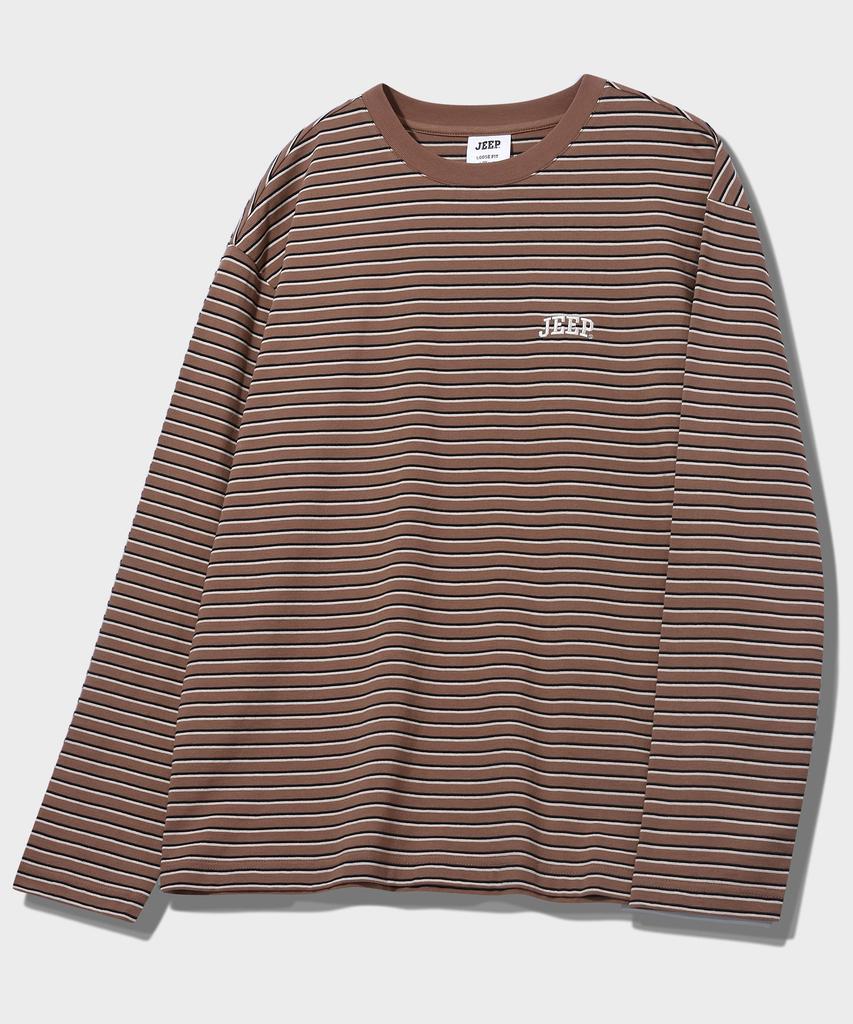 JEEP Multi-Stripe Long Sleeve T-Shirt (Jq5Tsu021Br)